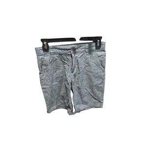 Boys Cat & Jack blue chambray Flat Front Shorts Casual size 10